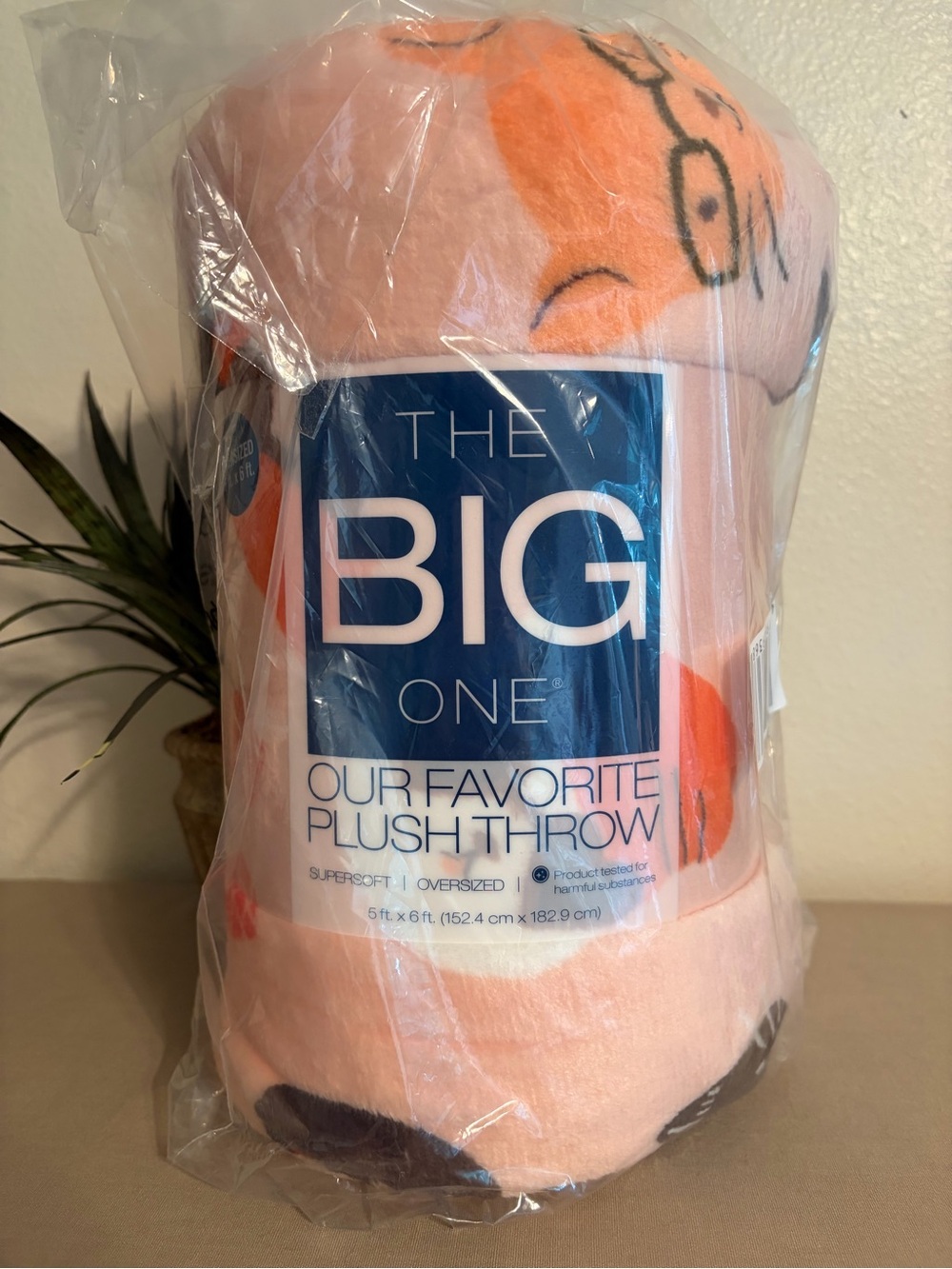 NEW Kohl’s The Big One Oversized Super Soft Blanket Plush Throw Fall Cats